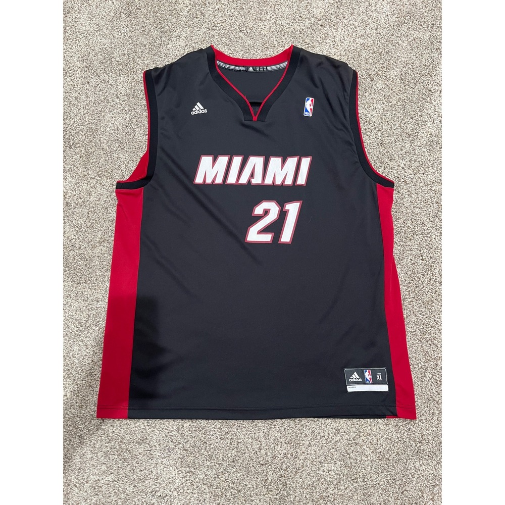 Adidas NBA Miami Heat Hassan Whiteside 21 Jersey Black Mens XL 7818A 12